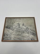 Antique Framed 1901 E.R. Thomas Motor Co. Advertisement  picture