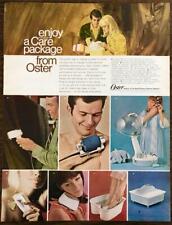 1970 Oster Small Appliances PRINT AD Massager Hair Dryer Foot Bath Steam Wand  picture