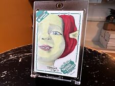 Shrek The Third 2007 Inkworks Hand Drawn Fiona Sketch Card by Tess Fowler /318 picture