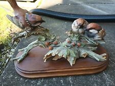 Armani Sparrows Sculpture, Florence Armani Figurine, Has Slight Damage*Read* picture