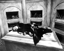 Addams Family 1991 Christina Ricci as Wednesday lying on tombstone 5x7 photo  picture