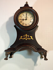 Smith & Ives Ltd. Manchester - Old Fashioned Wood Mantel Clock 14