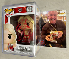 Funko Pop WWE Autographed Signed Ric Flair #63 Red Robe WWF Wrestling Figure picture