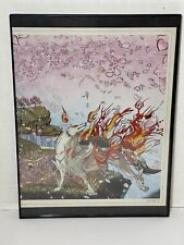 Okami PS2 Capcom RPG Wolf - Video Game Print Ad / Poster Promo Art Framed picture