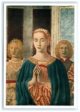 1473 Madonna Closeup Sacred Conversation Painting Piero della Francesca Postcard picture