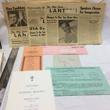 Vintage 1956-57 The Ohio State University Souvenir Memorabilia Newspapers Papers picture