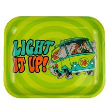 Scooby Doo Light It Up | Decorative Premium Metal Rolling Tray - Large 13