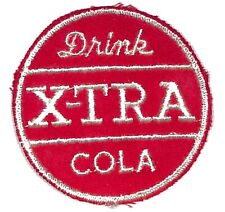 X-TRA Beverages Cola Wolcott, CT Embroidered Soda Patch c1960's-70's Very Scarce picture