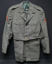 Korean War USMC Marine Corps Class A Sergeant Uniform Kravin Park Clothes Oct 51 picture