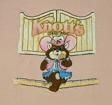Vintage 1980's Knott's Berry Farm Bear-y Tales Single Stitch T-Shirt Pink XL picture
