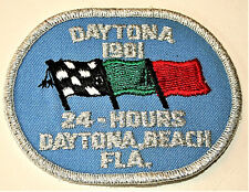 24 Hours of Daytona Race Flags Florida 1981 Racing Patch New NOS picture