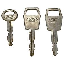 Vintage Ford Car Keys Lot 3 Family of Fine Cars 2 Doors 1 Glove Compartment picture