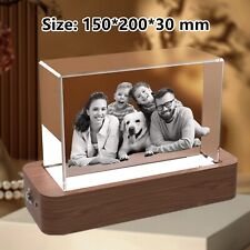 Personalized 3D Crystal Photo Gift For Birthday Anniversary Mother's Day Present picture