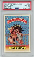 1985 Topps OS2 Garbage Pail Kids Series 2 MAD DONNA 50a Madonna Card PSA 10 GEM picture