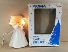 Vintage Noma 10 Light Angel Tree Decor 6 ft. Cord Flashing Or Non-Flashing READ picture