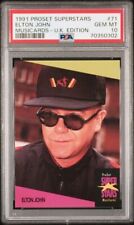 1991 ProSet Super Stars Music Cards #71 Elton John GEM MINT PSA 10 picture