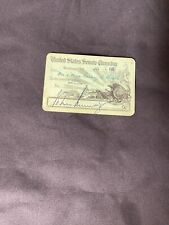 John F. Kennedy Signed 1957 Congress Membership Admission Card with LOA picture