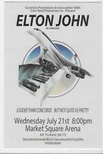 Elton John Louder Than Concorde Mini Concert Poster 4x6 Re-Print #0000 picture