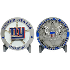 BL10-001 New York New Jersey Football United States NY US Marshal Challenge Coin picture
