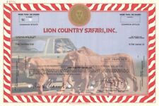 Lion Country Safari, Inc. - Specimen Stock Certificate - Specimen Stocks & Bonds picture