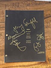 Leather Bound, Seinfeld Autographed “The Contest” TV script picture