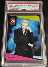 PSA 10 Madonna 1991 Proset Superstars Musicards Card #67 Pop Music Gem Mint 90s picture