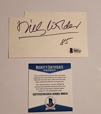 Billy Wilder Signed Beckett BAS COA Autograph Cut Auto Movie Director BGS picture