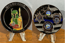 Florida Police Highway Patrol Sheriff Star Wars Boba Fett Challenge Coin picture