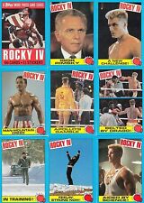 ROCKY 4 TOPPS 1985 SET OF 66 CARDS picture
