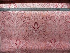 10Y SCALAMANDRE KELLIE SALMON RED OFF WHITE Paisley MSRPUSD142Y picture
