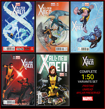 ALL-NEW X-MEN #1 2 3 4 5 (2013) INCENTIVE 1:50 VARIANT COMPLETE SET MARVEL NM picture