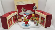 Hallmark Complete Set of 5 Hollyday Hill Christmas Figurines picture