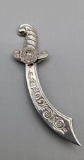 Vintage Sterling Mt St Joseph's College Sword Pin Baltimore Maryland picture