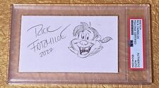 Rick Farmiloe Disney Artist PSA  Autograph Signed Hand Drawn Sketch Aladdin  picture