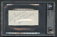 William Bill Frawley d1966 signed autograph 2x4 cut Fred on I Love Lucy BAS Slab picture