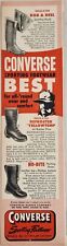 1958 Print Ad Converse Sporting Footwear Rod & Reel Rubber Boots Malden,MA picture