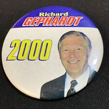 2000 Richard Dick Gephardt Democrat Campaign Button Pin Political Election KG picture