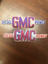 2- NEW GMC Diesel Power Vintage Patches You Get 2 Diff Color Variations￼ picture