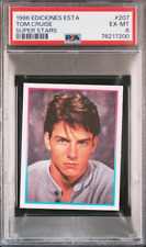 POP 1 ROOKIE PORTRAIT  Tom Cruise 1986 Ediciones Este Super Stars PSA 6 #207 RC picture