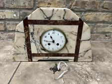 Antique Victorian French Japy Freres Onyx Mantel Clock 8-Day picture