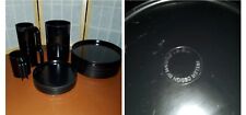 1960s-70s Heller Massimo Vignelli Black Kitchenware Set (Plates/Bowls/Cups) picture