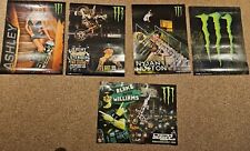 5ct Lot Monster Energy Posters Jeremy Twitch Stenberg Ashley Nyjah Huston Blake picture