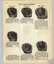 1952 PAPER AD Wilson 2 Finger Luke Appling Baseball Glove Peanuts Lowrey H Sauer picture