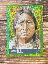 2021 Super Pieces Of The Past Green #49 Sitting Bull 1/1 Card picture
