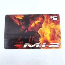 Mission Impossible 2 BLOCKBUSTER Video Gift Card 2000 Tom Cruise  *No Value Card picture