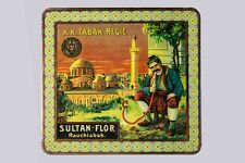 Rare 1910s Austrian “Sultan Flor” hinged litho tobacco tin in very good cond picture