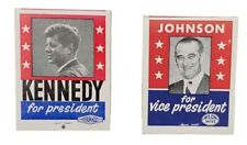 1960 John F Kennedy & Lyndon Johnson Complete Matchbook picture