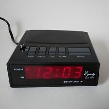 Equity Model: 1010 Mini Alarm Clock-Corded/Battery Backup-Tested/Working  picture