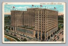 Drake Lake Shore Drive Chicago Illinois Vintage Postcard picture