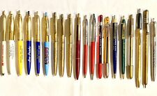 1950s Vintage Advertising Ballpoint Pens 20 Retractable Roller Click Pens picture